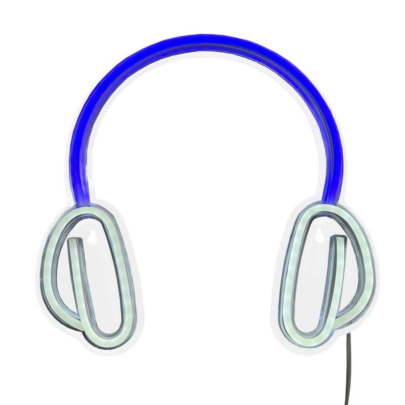 LED-væglampe Goldlux Neon Hovedtelefoner USB