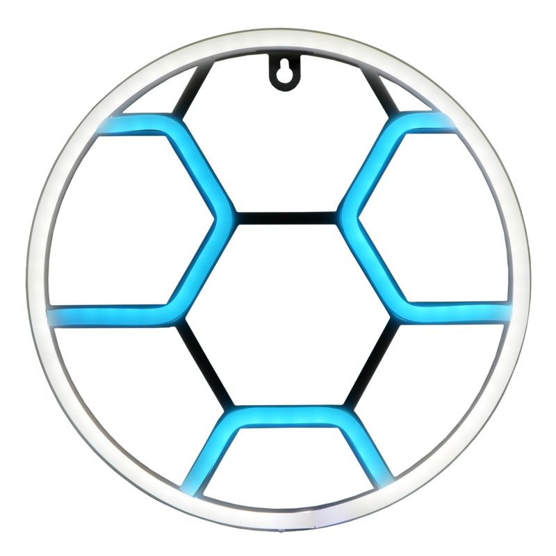 LED-væglampe Goldlux Neon Soccer USB 239 mm