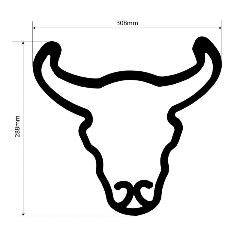 LED-væglampe Neon Taurus USB 20x208x288 mm