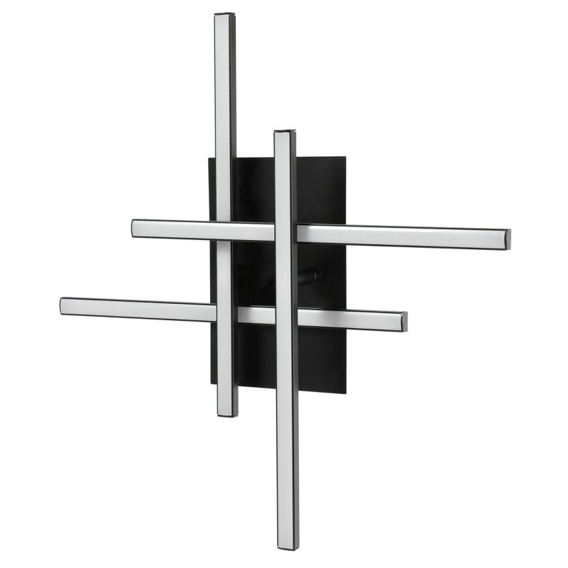 LED-væglampe GoodHome Alani 3000 K mat-sort