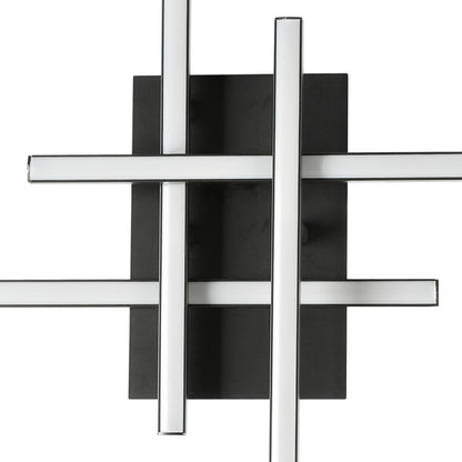 LED-væglampe GoodHome Alani 3000 K mat-sort