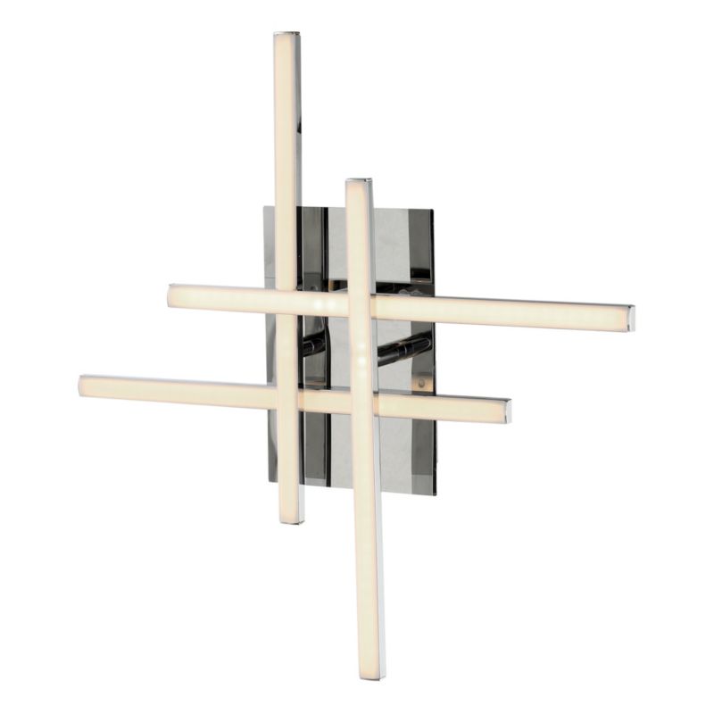 GoodHome Alani 4-punkts LED-væglampe 500 lm 40 cm krom