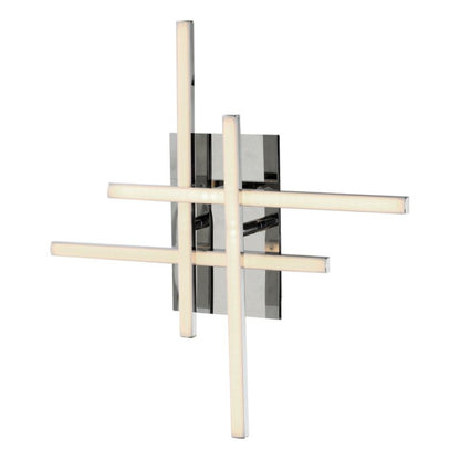GoodHome Alani 4-punkts LED-væglampe 500 lm 40 cm krom