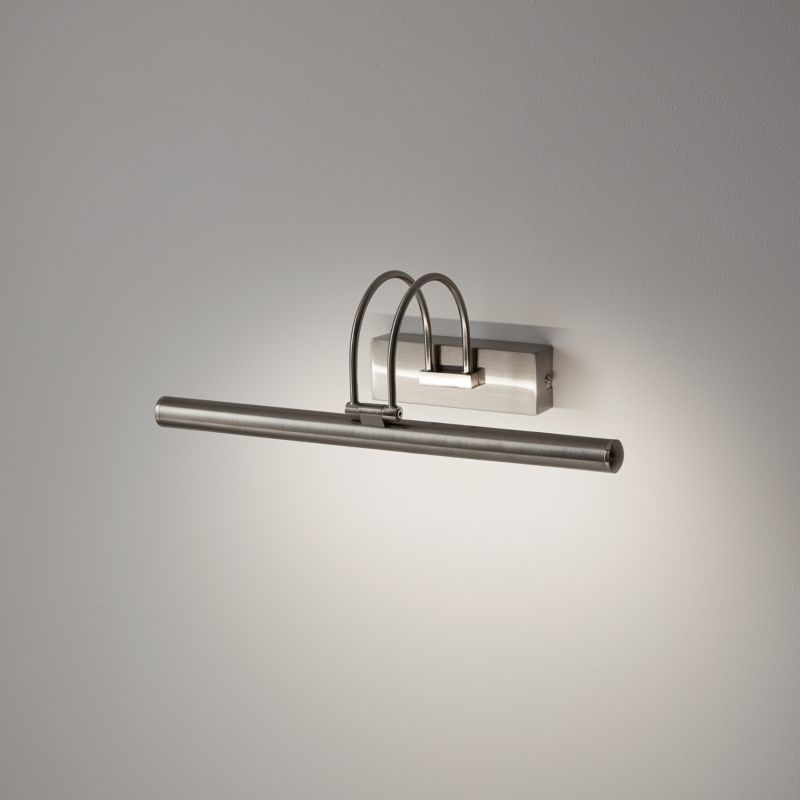 LED-væglampe GoodHome Giausar i børstet krom 41182BC