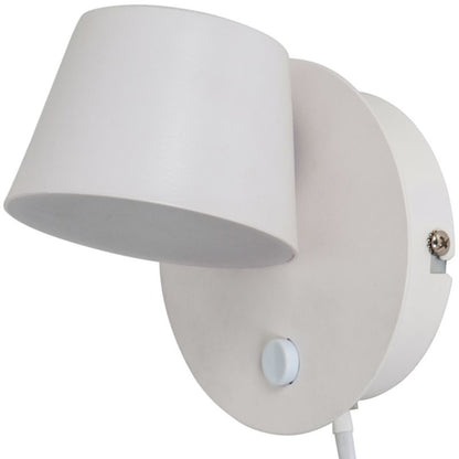 LED-væglampe GoodHome Hagals hvid