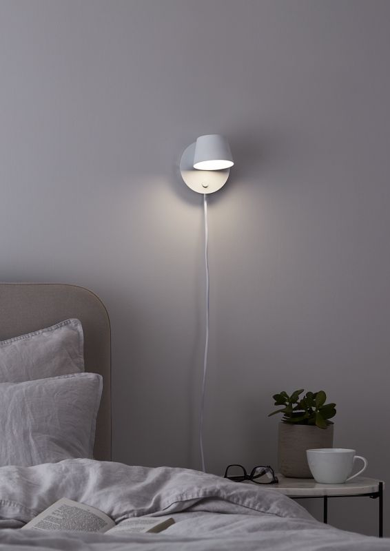 LED-væglampe GoodHome Hagals hvid