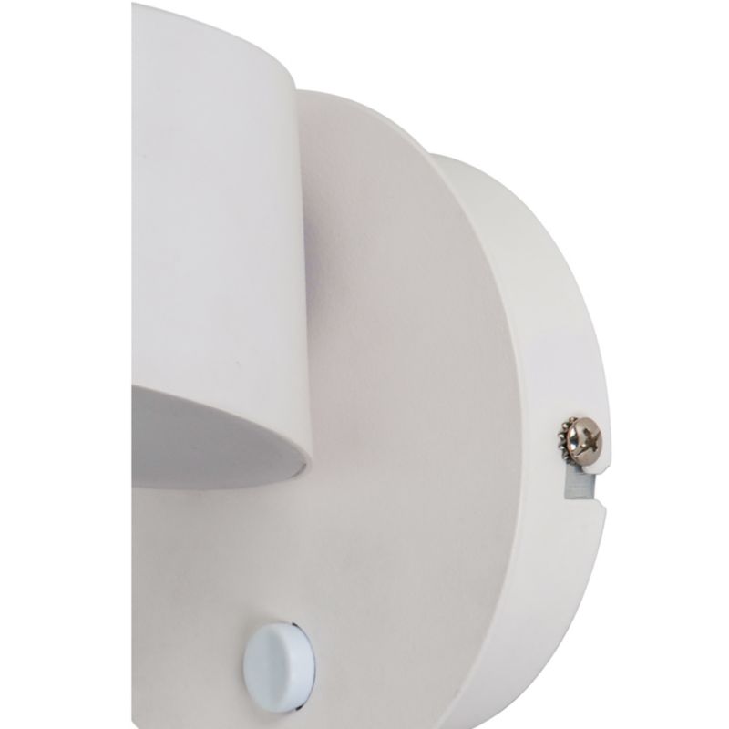 LED-væglampe GoodHome Hagals hvid