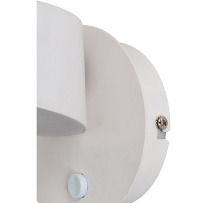 LED-væglampe GoodHome Hagals hvid