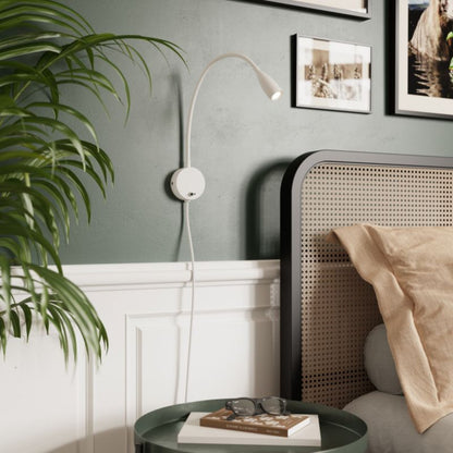 LED-væglampe GoodHome Homven 4,1 W mat-hvid