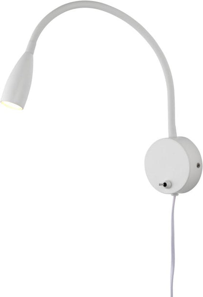 LED-væglampe GoodHome Homven 4,1 W mat-hvid