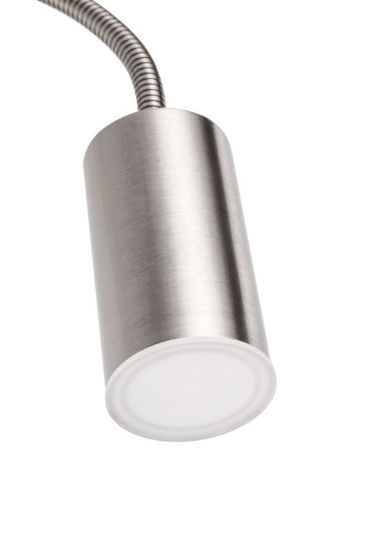 LED-væglampe GoodHome Lignit 3,5 W i børstet krom