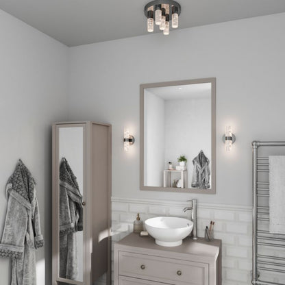 LED-væglampe GoodHome Myvat 400 LM 4000 K IP44 krom