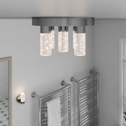 LED-væglampe GoodHome Myvat 400 LM 4000 K IP44 krom