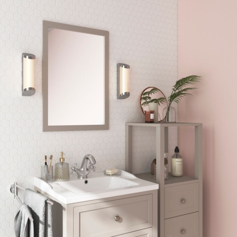 LED-væglampe GoodHome Otemma 300 lm 4000 K IP44 krom