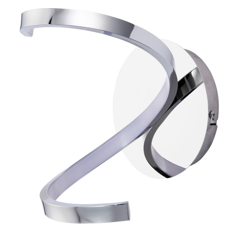 LED Væglampe Pegmati 22 cm Krom
