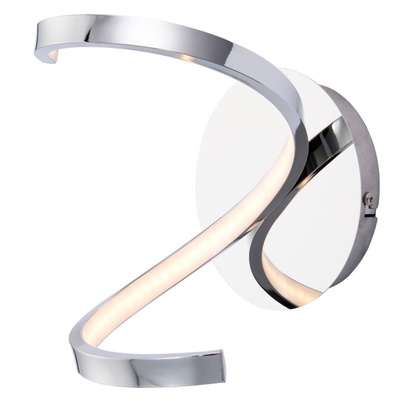 LED Væglampe Pegmati 22 cm Krom