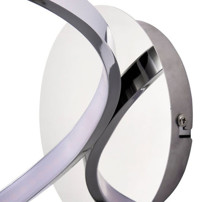 LED Væglampe Pegmati 22 cm Krom