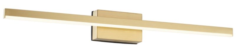 LED-væglampe Linea 1 x 7 W i guld