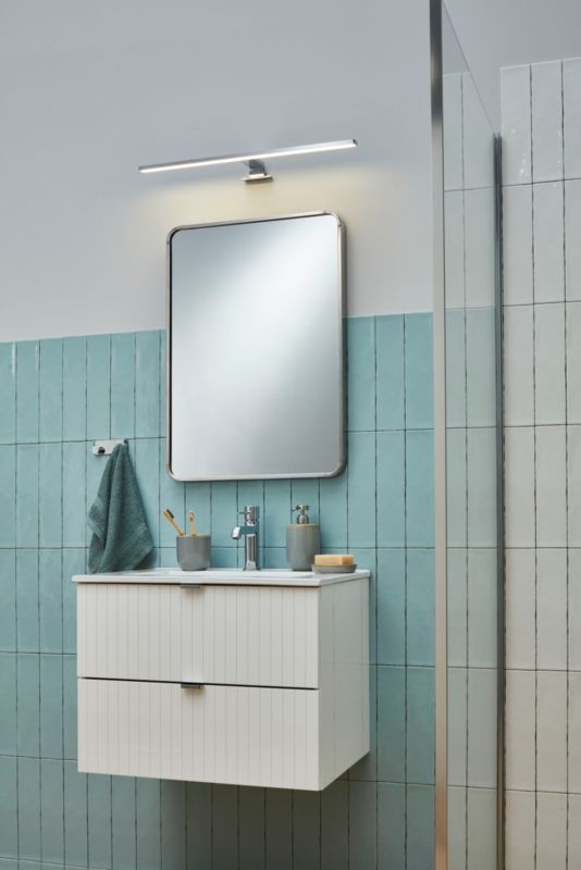 LED-væglampe Roxana 15 W 4000 K Krom