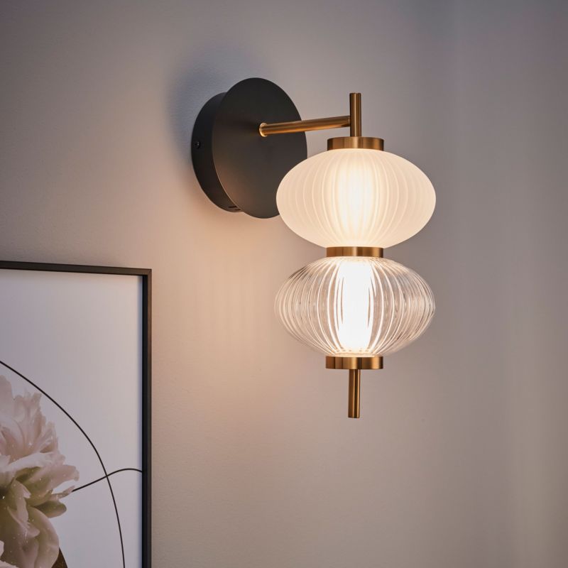 LED-væglampe Testa 3000 K mat-sort finish