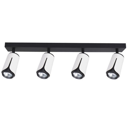LED-væglampe XUDO firedobbelt justerbar 4 x GU10 hvid-sort 1 stk.