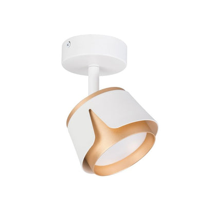 LED-væglampe XUDO enkelt justerbar 1 x GX53 hvid‑guld 1 stk.