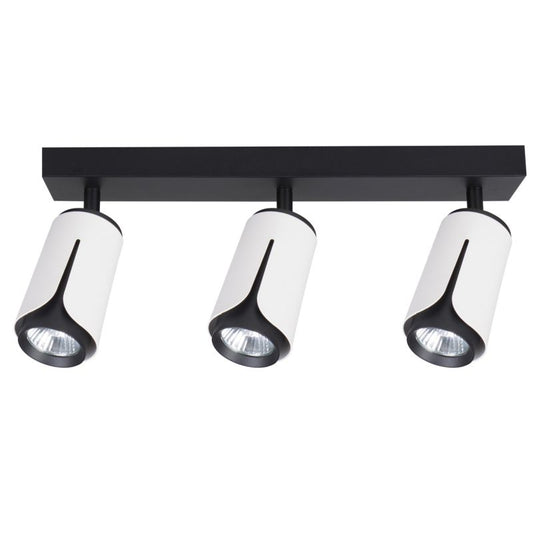 LED-væglampe XUDO tredobbelt justerbar 3 x GU10 hvid-sort 1 stk.