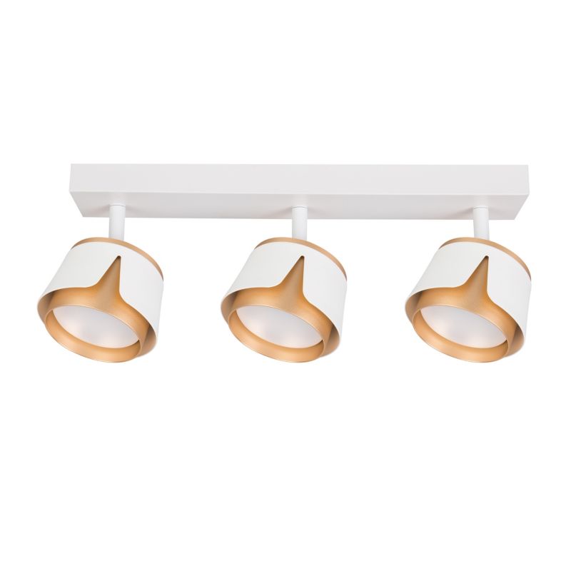 LED-væglampe XUDO tredobbelt justerbar 3 x GX53 hvid-guld 1 stk.