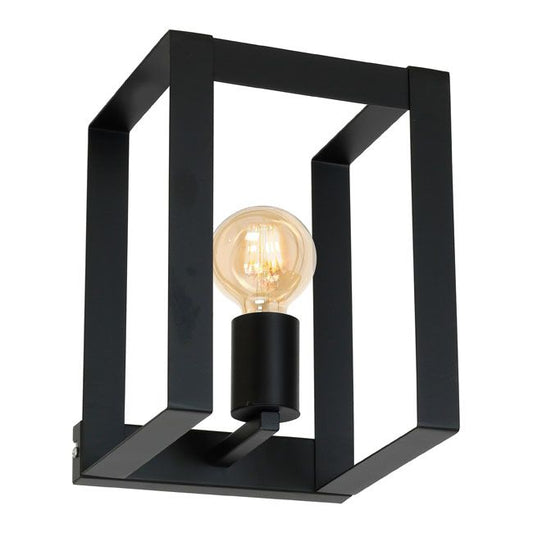 Luminex Kartel væglampe 1 x 60 W E27 mat-sort