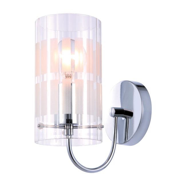 Væglampe Max 1x40 W E14 Krom