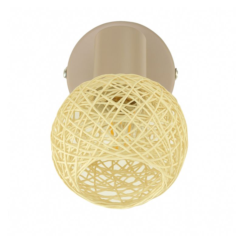 Væglampe Milagro Dex 1xE14 Beige