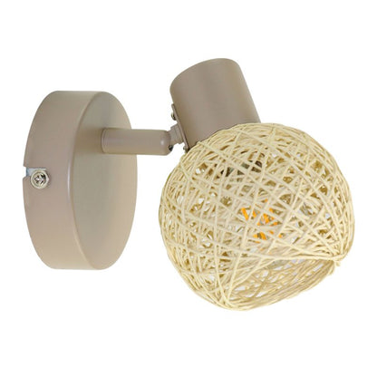 Væglampe Milagro Dex 1xE14 Beige