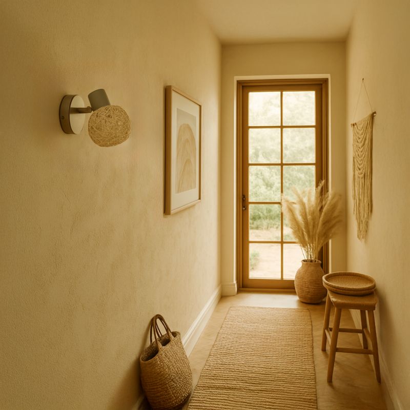 Væglampe Milagro Dex 1xE14 Beige