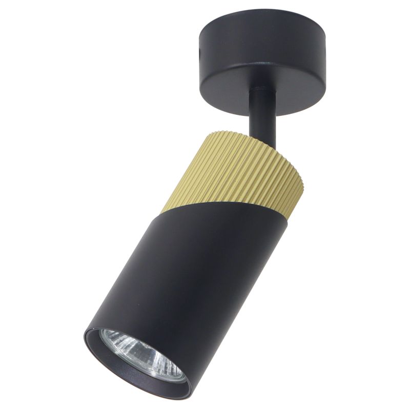Væglampe Milagro Neo 1 x GU10 Sort/Guld