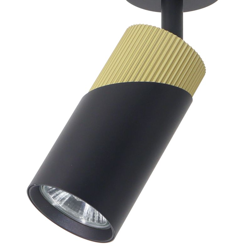 Væglampe Milagro Neo 1 x GU10 Sort/Guld