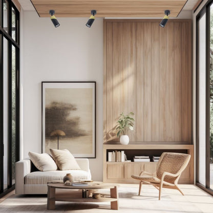 Væglampe Milagro Neo 1 x GU10 Sort/Guld
