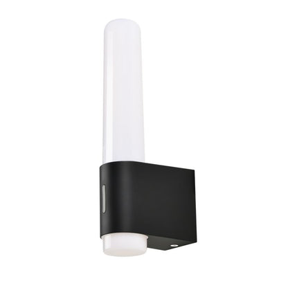 Nemby væglampe 600 lm 3000 K IP44 mat-sort