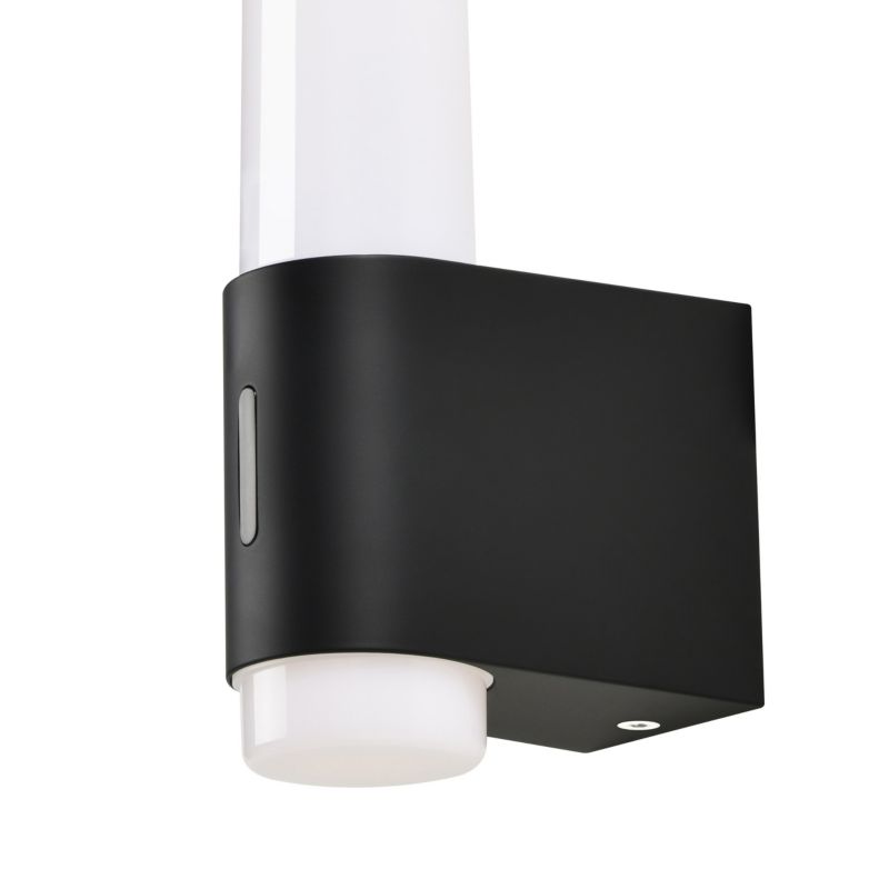Nemby væglampe 600 lm 3000 K IP44 mat-sort