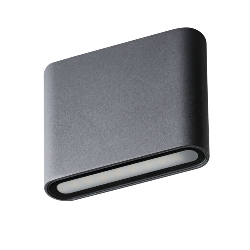 Væglampe Garto 8 W 4000 K IP54 Grafit