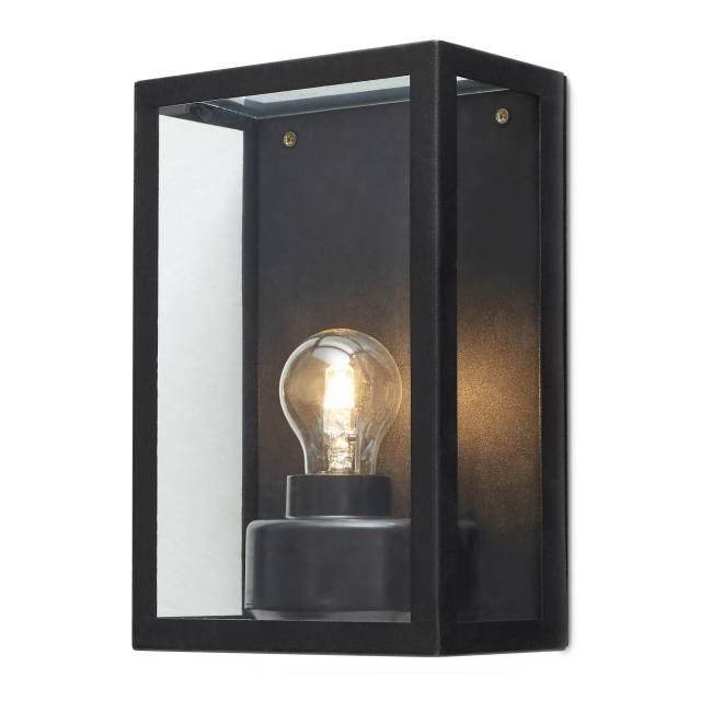Væglampe Ambler 1 x 60 W E27 Sort