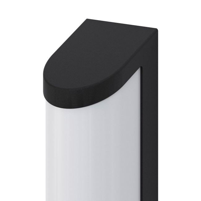 Væglampe Bevel 500 lm IP44 Sort