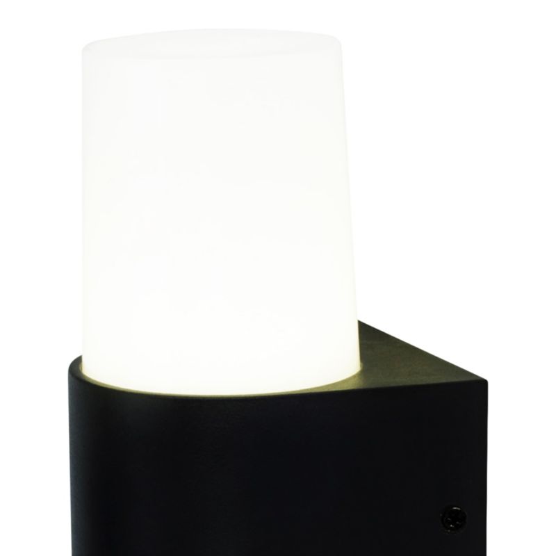 Væglampe Hurston Opad 2 x 500 lm 4000 K IP44 Sort