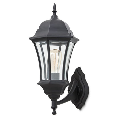 Væglampe Richelieu 1x60 W E27 Sort