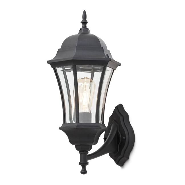 Væglampe Richelieu 1x60 W E27 Sort