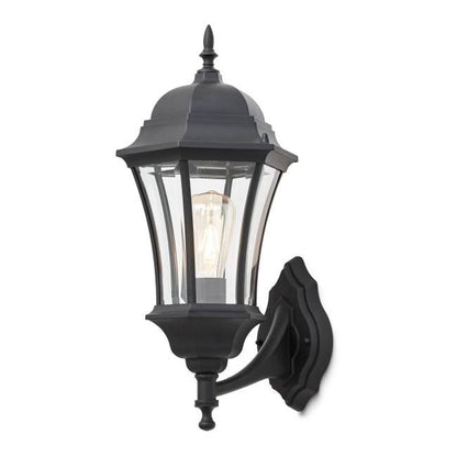 Væglampe Richelieu 1x60 W E27 Sort