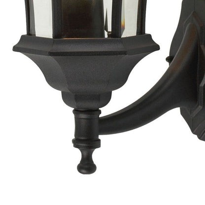 Væglampe Richelieu 1x60 W E27 Sort