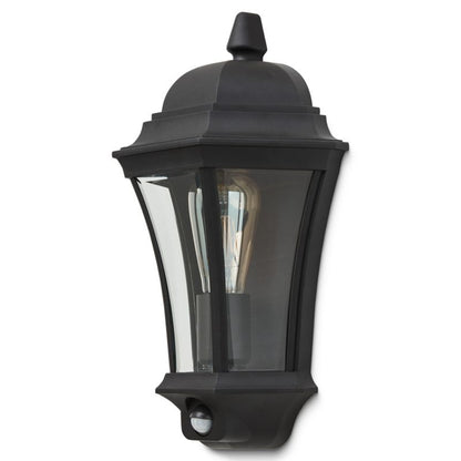 Havelampe Richelieu Med Bevægelsessensor 1x60 W E27 Sort