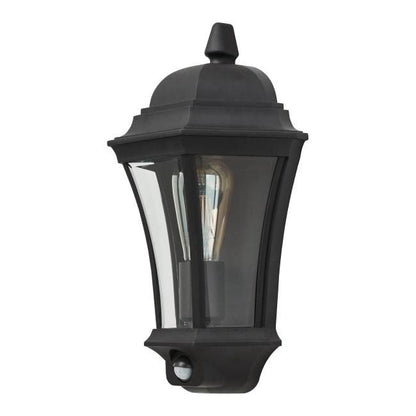 Havelampe Richelieu Med Bevægelsessensor 1x60 W E27 Sort