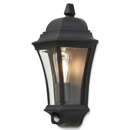 Havelampe Richelieu Med Bevægelsessensor 1x60 W E27 Sort
