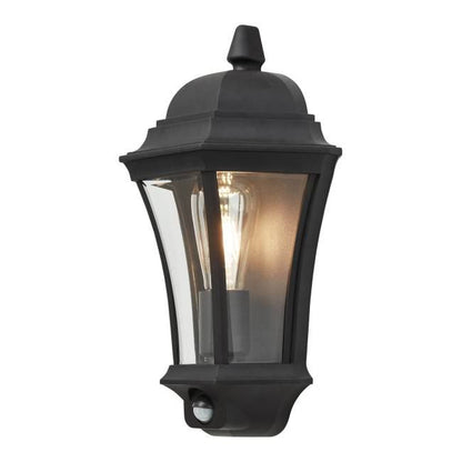 Havelampe Richelieu Med Bevægelsessensor 1x60 W E27 Sort